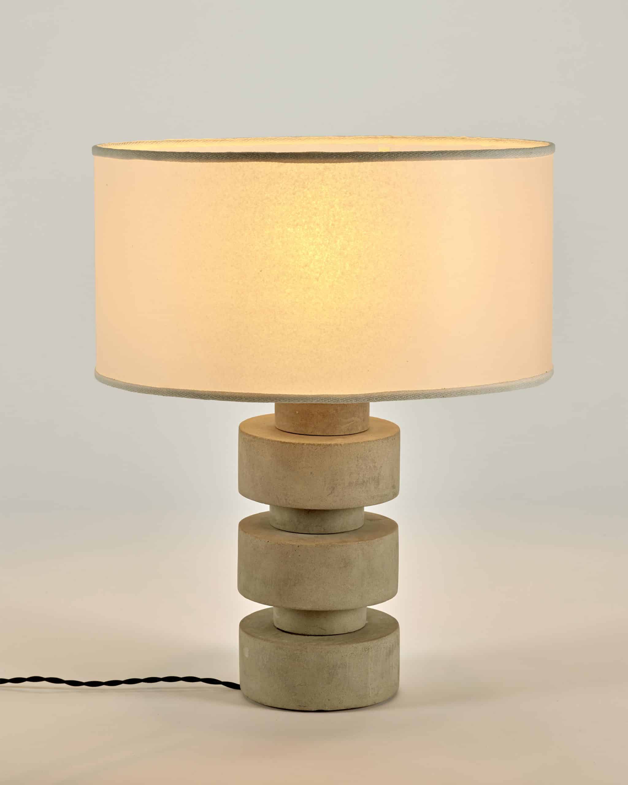 Disc lamp beton
