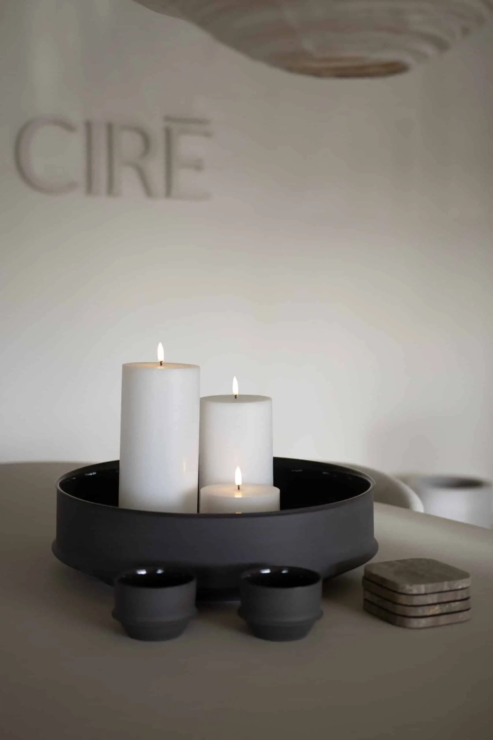 Schaal XL hoog Slate Dune