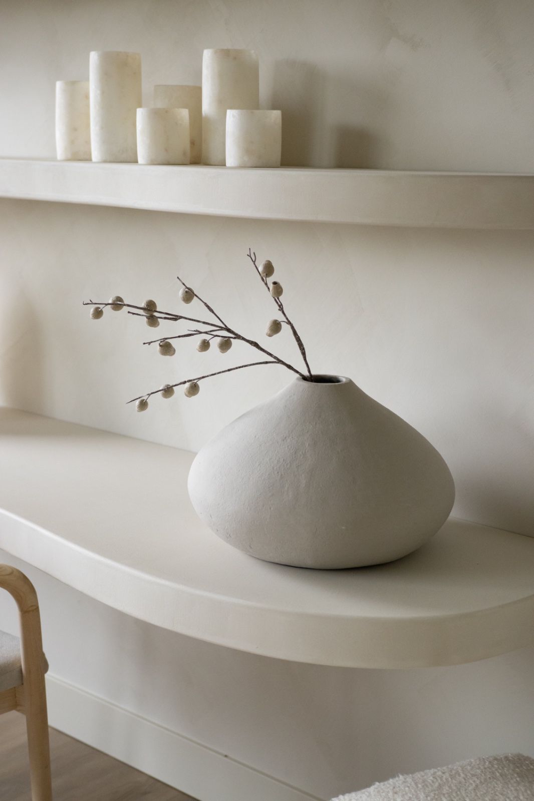 Kunsttak eucalyptus silver bell pod