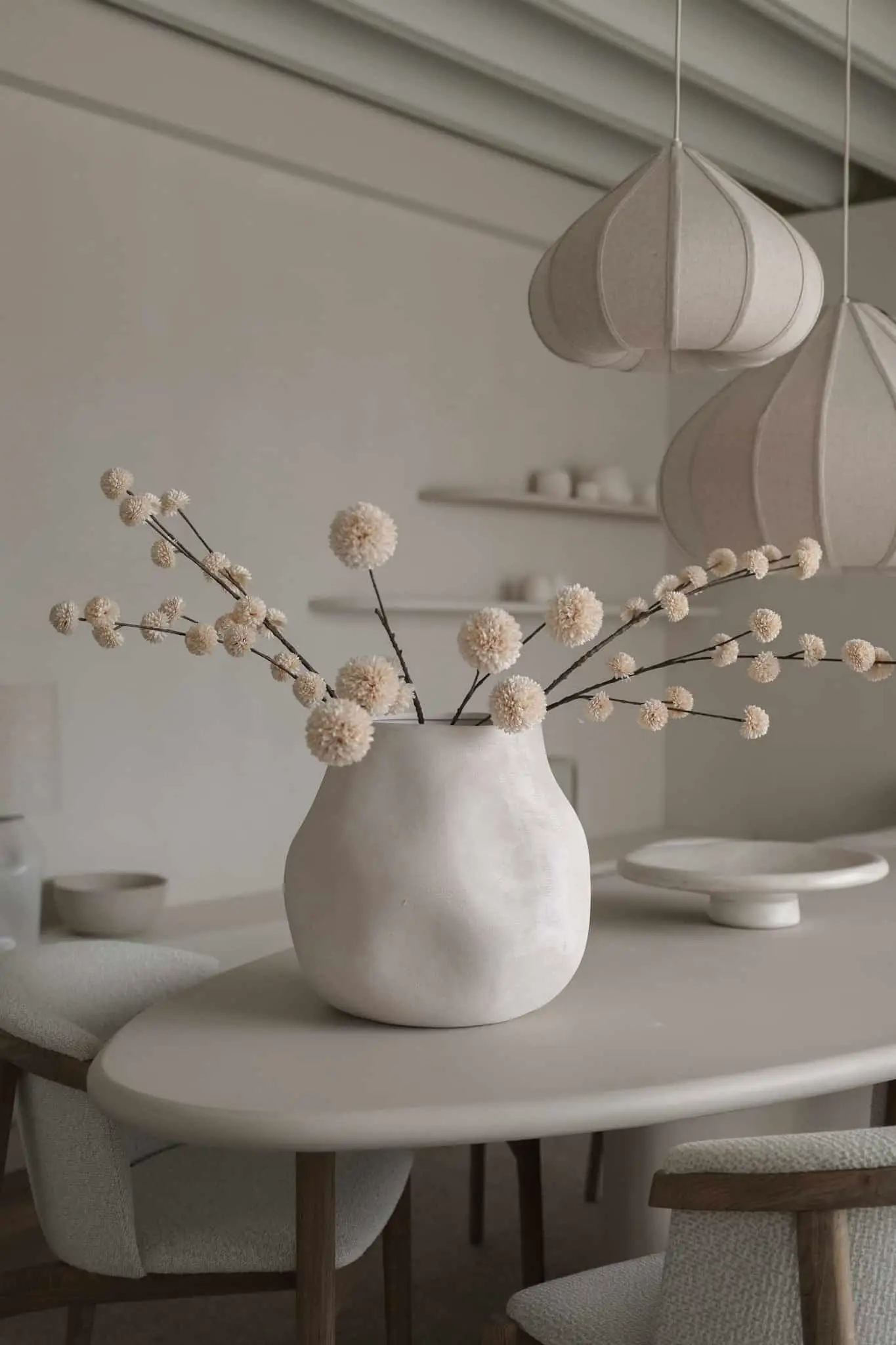 Pom-Pom large cream 80 cm