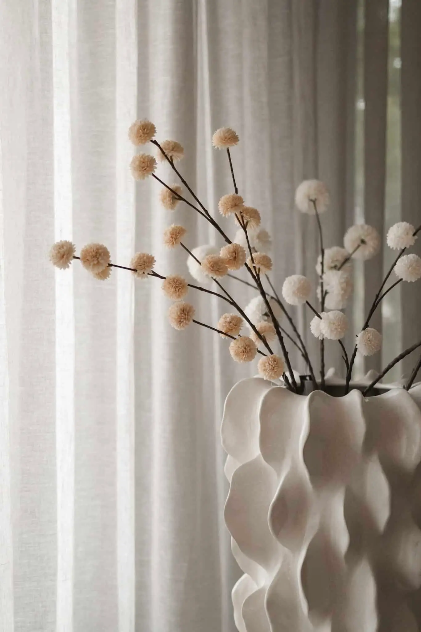 Pom-Pom small cream 80 cm